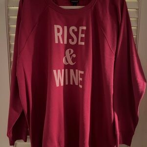 Torrid Vibrant Pink Sweatshirt
